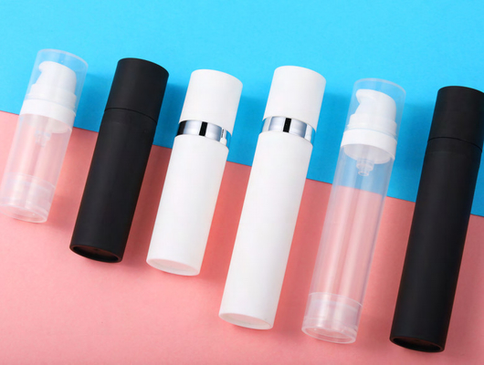 공기가 없는 로션 용기 펌프 디스펜서 여행 샴푸 병 5ml 10ml 15ml 25ml