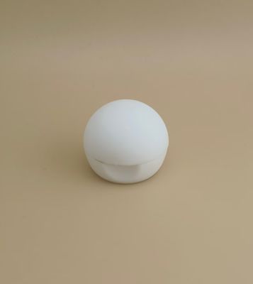 화이트 플라스틱 소형 매끄러운 무광 구형 화장품 병 뚜껑