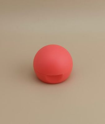 화장품 병용 밝은 빨간색 플라스틱 매끄러운 무광 구형 뚜껑