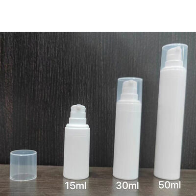 판매를 위한 백색 검정 혈청 플라스틱 50ml 답답한 펌프 병 PP