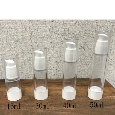 화장품 공기 없는 병 15ml 30ml 40ml 50ml 화장품 로션 얇은 안개 스프레이 공기 없는 펌프 병