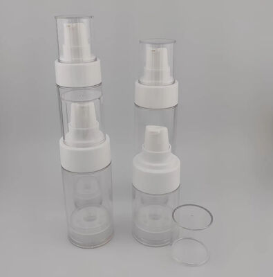 피부 관리 화장품 스프레이를 분배하기 위한 공기 없는 진공 로션 펌프 병