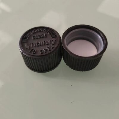 이중 벽 28mm 어린이 저항 모자 나사 모자 플라스틱 포장