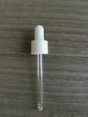 오일 화장품용 10ml 20ml 30ml 50ml 긴 튜브가 있는 백색 방울기