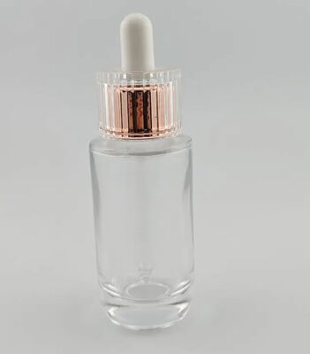 유리용 30ml 투명 스킨케어 세럼 에센셜 오일 병