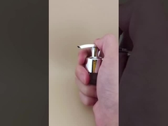 K204-1 피부 관리용 검은색 및 은색 로션 펌프 왼쪽 오른쪽 잠금 ISO9001/ISO14001 인증