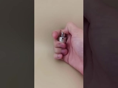 개인화 된 은색 알루미늄 버튼 얇은 크림 스프레이어 스크루 K405-1 향수