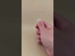 립스틱용 파란색 소형 립밤 포장, 투명 골지 뚜껑 포함