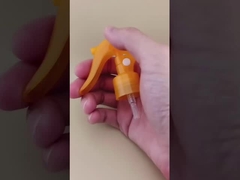 플라스틱 PP 맞춤형 오렌지 미니 트리거 분무기 K602-2, 가정용 청소용