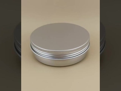 맞춤형 CRC 가능 큰 은색 알루미늄 케이스 (화장품용 나사 캡 포함)