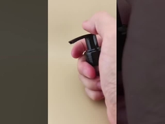 스킨케어 용기용 반짝이는 블랙 로션 펌프 좌우 잠금 리브 K201-9