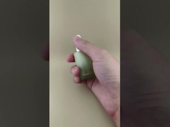 새로운 디자인 점진적 변경 에센스용 녹색 리브드 드롭퍼 병 K-GBL30