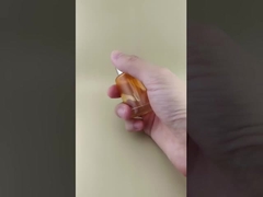 새로운 디자인 투명 점진적 변화 투명 오렌지 부드러운 드롭퍼 병 K-GBL30 로션용