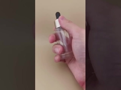 새로운 디자인 맑은 부드러운 줄인 피라미드 드롭퍼 병 에센스