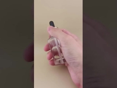 부드러운 맑은 부드러운 작은 정사각형 드롭퍼 로션 병