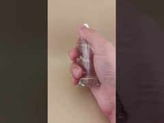 섬세한 디자인 맑은 부드러운 작은 정사각형 드롭퍼 병 에센스