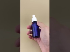 섬세한 디자인 맑은 어두운 파란색 부드러운 둥근 낙점병 피부 관리