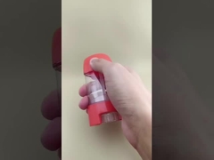 립스틱용 투명 매끄러운 립밤 포장 (빨간색 뚜껑 2316)