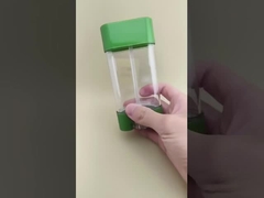 립스틱용 그린 뚜껑 2315가 있는 투명하고 매끄러운 립밤 포장