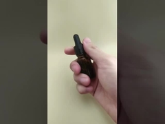 섬세한 디자인 미니 투명 브라운 매끄러운 원형 스포이드 병 (스킨케어용)