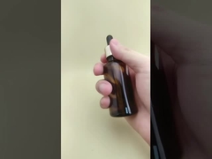 섬세한 디자인 중간 선명한 갈색 부드러운 둥근 주사기 병 피부 관리를 위해