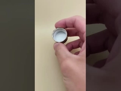 목재 곡물 플라스틱 둥근 부드러운 캡 화장품 병