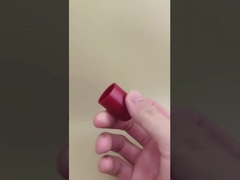 피부 관리 병에 좋은 디자인 빨간색 플라스틱 캡