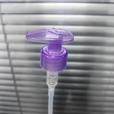 투명한 자주빛 바디 로션 펌프 비 누출 1.20 - 1.50 ml/T