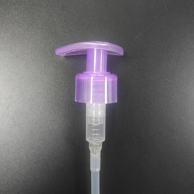 투명한 자주빛 바디 로션 펌프 비 누출 1.20 - 1.50 ml/T
