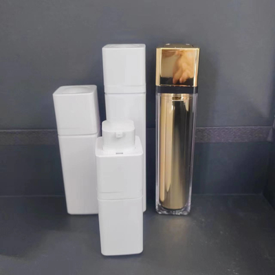 크림 15ML/30ML/50ML를 위한 답답한 분배기 병으로 모자 유형을 조이십시오
