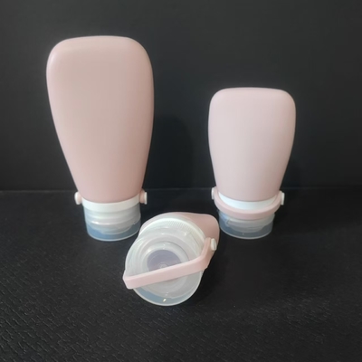 맞춤형 대용량 누출 방지 휴대용 빈 샴푸 여행 크기 실리콘 병 컨테이너