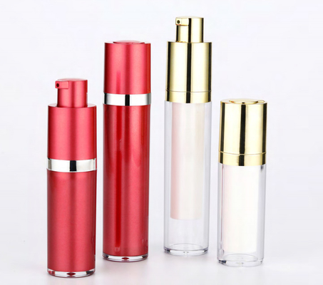 플라스틱 PP 빈 10ml 15ml 화장품 공기 없는 펌프 로션 세럼 병