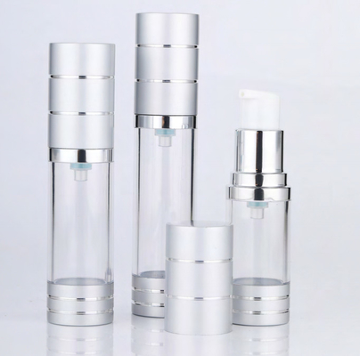 플라스틱 PP 빈 10ml 15ml 화장품 공기 없는 펌프 로션 세럼 병