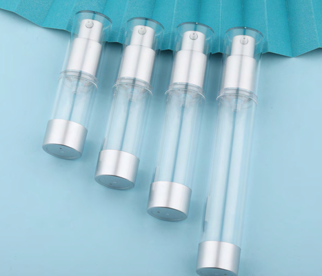 15ml 얼어붙은 공기 없는 펌프 병 플라스틱 로션 펌프 진공 여행 용기