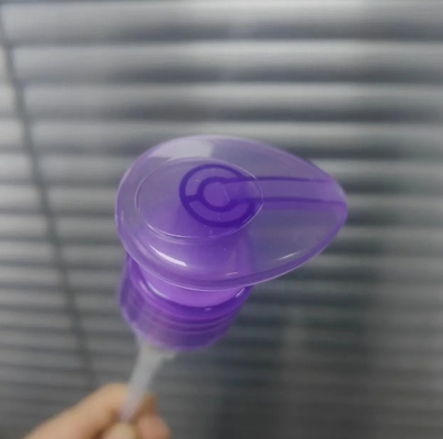투명한 보라색 몸 로션 분배 펌프 유출 방지 1.20 - 1.50ml/T