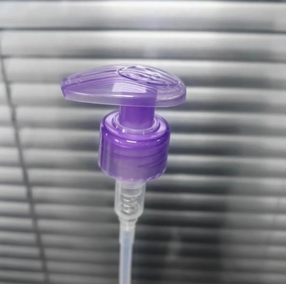 투명한 보라색 몸 로션 분배 펌프 유출 방지 1.20 - 1.50ml/T