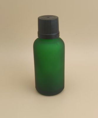 섬세한 디자인 매트 맑은 어두운 녹색 부드러운 유리 병 에센스