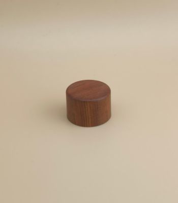 목재 곡물 플라스틱 둥근 부드러운 캡 화장품 병