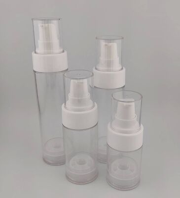 핑크 로션 펌프 휴대용 화장품용 빈 공기 없는 병