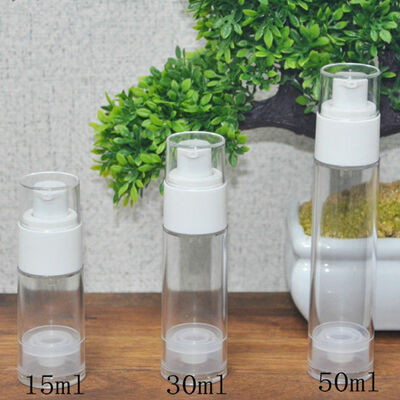 비어있는 플라스틱 로션 공기 없는 얼굴 세럼 펌프 피부 관리 용품 포장 공기 없는 50ml