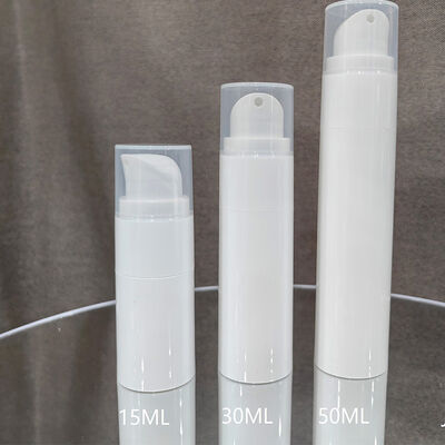 고급 맞춤형 흰색 매트 트위스트 공기 없는 펌프 병 ABS 펌프 헤드와 30ml 플라스틱 펌프 병