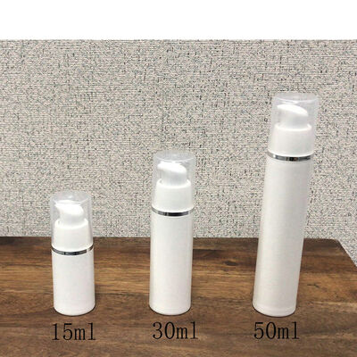 환경 친화적 15ml 30ml 45ml 50ml 투명 빈 PP 플라스틱 화장품 포장 용기 혈청 로션 공기 없는 펌프 병
