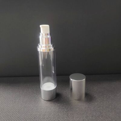 로즈 골드 실버 30ml 50ml 에어리스 로션 펌프 유리 병 30ml 트위스트 에어리스 펌프 병