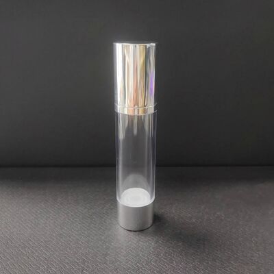 로즈 골드 실버 30ml 50ml 에어리스 로션 펌프 유리 병 30ml 트위스트 에어리스 펌프 병