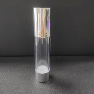 로즈 골드 실버 30ml 50ml 에어리스 로션 펌프 유리 병 30ml 트위스트 에어리스 펌프 병