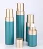 30ml 50ml 반짝이는 흰색 PP 공기 없는 병 로션 펌프
