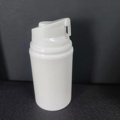 빈 30ml 미니 투명 진공 ABS 플라스틱 로션 병 흰색 공기 없는 펌프 캡