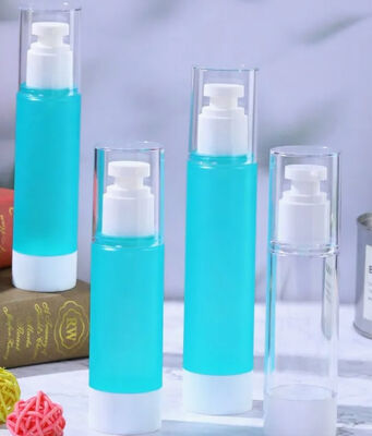 플라스틱 PP 빈 화장품 공기 없는 펌프 로션 혈청 병 K25-1 10ml 15ml