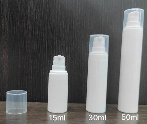 인기가 있는 로션 펌프 병과 함께 실린더형 은 PP 플라스틱 공기 없는 펌프 병 5ml 15ml 20ml 30ml