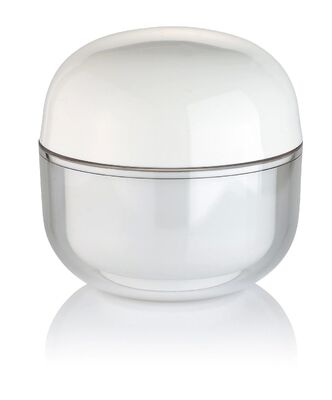OEM 백색 PP 30g 크림 화장품 둥근 항아리